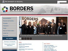 Tablet Screenshot of borders.arizona.edu