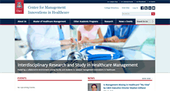 Desktop Screenshot of healthcare.eller.arizona.edu