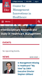 Mobile Screenshot of healthcare.eller.arizona.edu