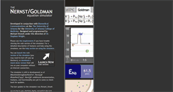 Desktop Screenshot of nernstgoldman.physiology.arizona.edu