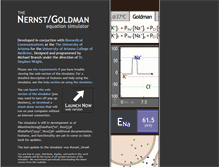 Tablet Screenshot of nernstgoldman.physiology.arizona.edu