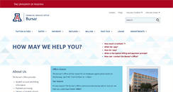Desktop Screenshot of bursar.arizona.edu