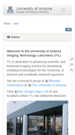 Mobile Screenshot of itl.arizona.edu