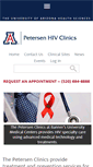 Mobile Screenshot of hiv.medicine.arizona.edu