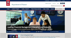 Desktop Screenshot of finance.eller.arizona.edu