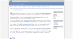 Desktop Screenshot of jpe.library.arizona.edu