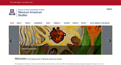 Desktop Screenshot of mas.arizona.edu