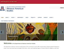 Tablet Screenshot of mas.arizona.edu