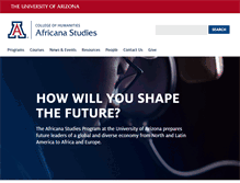 Tablet Screenshot of africana.arizona.edu