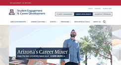 Desktop Screenshot of career.arizona.edu