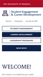 Mobile Screenshot of career.arizona.edu