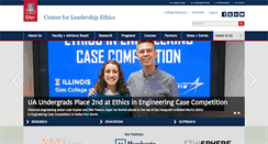 Desktop Screenshot of ethics.eller.arizona.edu