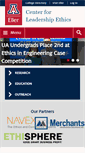 Mobile Screenshot of ethics.eller.arizona.edu