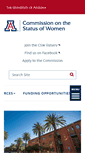 Mobile Screenshot of csw.arizona.edu