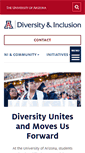 Mobile Screenshot of diversity.arizona.edu