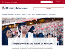 Tablet Screenshot of diversity.arizona.edu