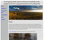 Desktop Screenshot of monsoon.ltrr.arizona.edu
