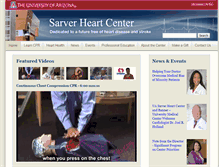 Tablet Screenshot of heart.arizona.edu