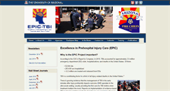 Desktop Screenshot of epic.arizona.edu