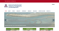 Desktop Screenshot of geography.arizona.edu