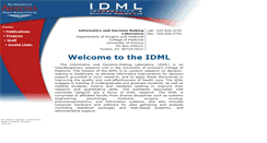 Desktop Screenshot of idml.medicine.arizona.edu