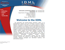 Tablet Screenshot of idml.medicine.arizona.edu