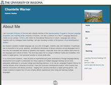 Tablet Screenshot of cwarner.web.arizona.edu
