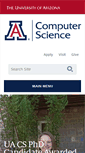 Mobile Screenshot of cs.arizona.edu