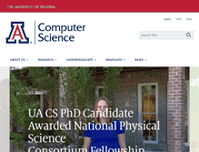 Tablet Screenshot of cs.arizona.edu