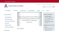 Desktop Screenshot of fso.arizona.edu