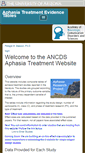 Mobile Screenshot of aphasiatx.arizona.edu