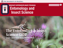 Tablet Screenshot of insects.arizona.edu
