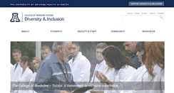 Desktop Screenshot of diversity.medicine.arizona.edu