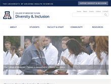 Tablet Screenshot of diversity.medicine.arizona.edu