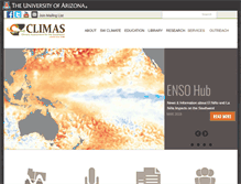 Tablet Screenshot of climas.arizona.edu