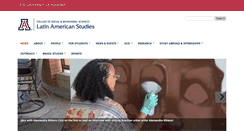 Desktop Screenshot of las.arizona.edu