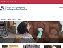 Tablet Screenshot of las.arizona.edu