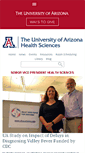 Mobile Screenshot of ahsc.arizona.edu