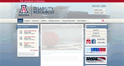 Desktop Screenshot of drc.arizona.edu
