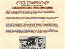 Tablet Screenshot of cowpuncher.library.arizona.edu