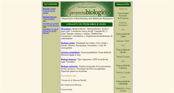 Desktop Screenshot of biologia.arizona.edu