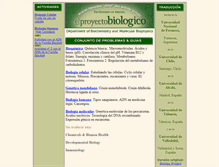 Tablet Screenshot of biologia.arizona.edu