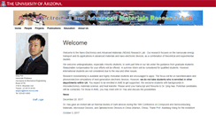 Desktop Screenshot of neam.arizona.edu