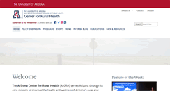 Desktop Screenshot of crh.arizona.edu