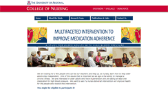 Desktop Screenshot of aging.nursing.arizona.edu