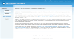 Desktop Screenshot of cer.pharmacy.arizona.edu