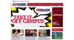 Desktop Screenshot of catcash.arizona.edu