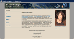 Desktop Screenshot of mvasquez.faculty.arizona.edu