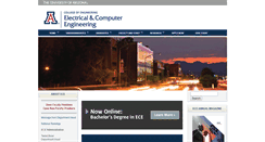 Desktop Screenshot of ece.engr.arizona.edu