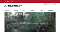 Desktop Screenshot of portal.environment.arizona.edu